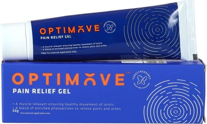Optimove Pain Relief Gel | Help Relieve Muscle & Joint Pain | Fast Acting Gel (50 g) Optimove Pain Relief Gel | Help Relieve Muscle & Joint Pain | Fast Acting Gel (50 g)