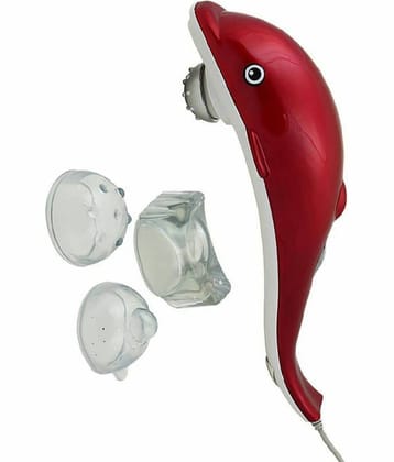 xwipe Dolphin Massager for Pain Relief – Handheld Dolphin Massager with Vibration & Infrared Therapy – Plug-in Full Body Massager for Stress Relief – Magnetic Therapy for Men & Women (Multicolour)