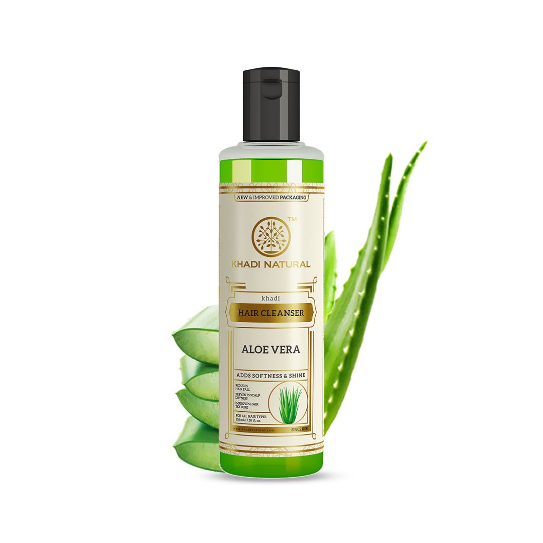Khadi Natural Aloevera Hair Cleanser - 210ml