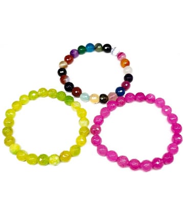 DAIVYA WELLNESS - Multicolor Bracelet ( Pack of 3 )