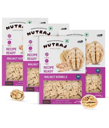 Nutraj Walnuts (Akhrot) 250 g Pack of 4