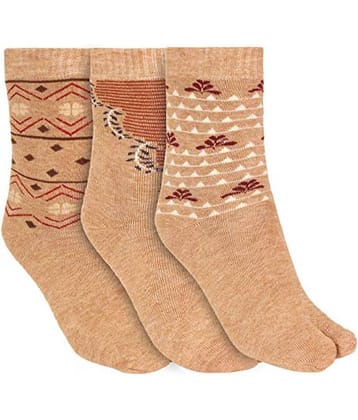Creature - Multicolor Woollen Women's Thumb Socks ( Pack of 3 )