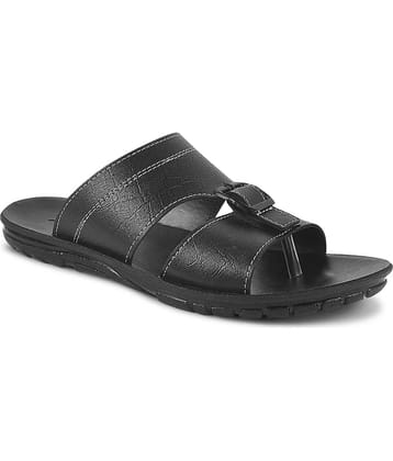 PUPINE Black Men's Thong Flip Flop