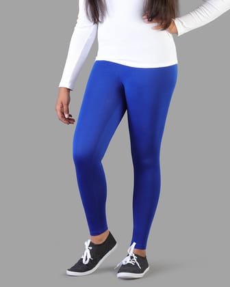 Kids Cotton Ankle Legging-20 / Ink Blue