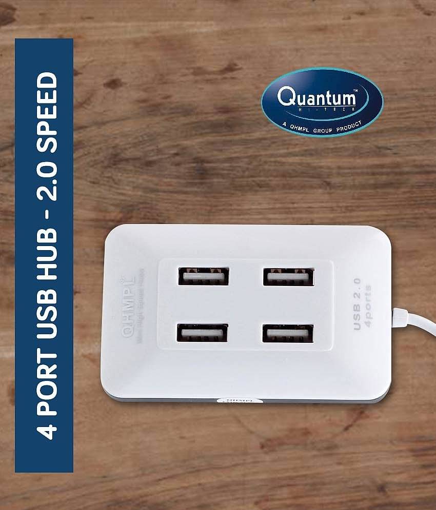 Quantum QHM6633 4-Port 2.0, 480 Mbps Premium USB Hub