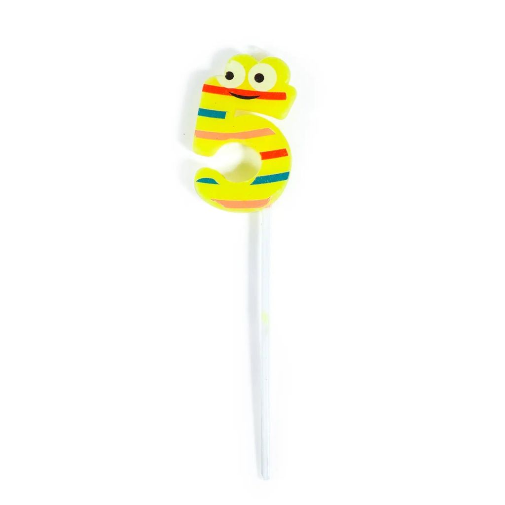 Stick Candle Numerical No. 5 Candle - Party and Festive Needs | Buy online on ZillyBuy