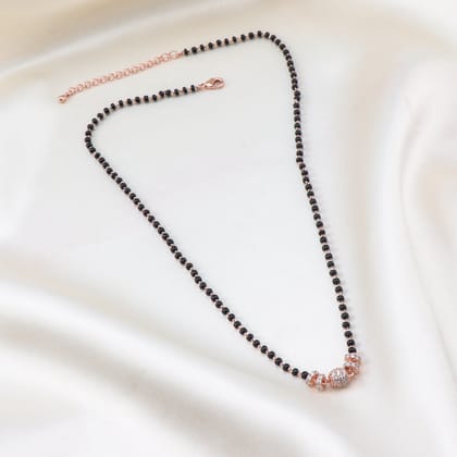 Rosegold Zircon Marie Mangalsutra