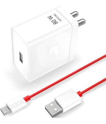 80W Power Adapter SUPERVOOC Ultra Fast Charger for OnePlus 12/12R/11/11R/10/10R, Nord CE 3 Lite 5G, Nord 2T 5G, Nord CE 2 Lite 5G, Nord 5G