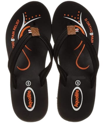 Aqualite - Black Women's Slipper - None