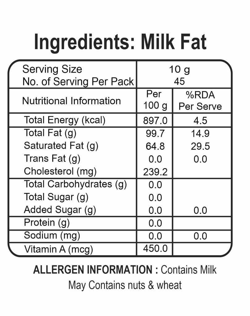 VERKA GHEE 500 ML TIN