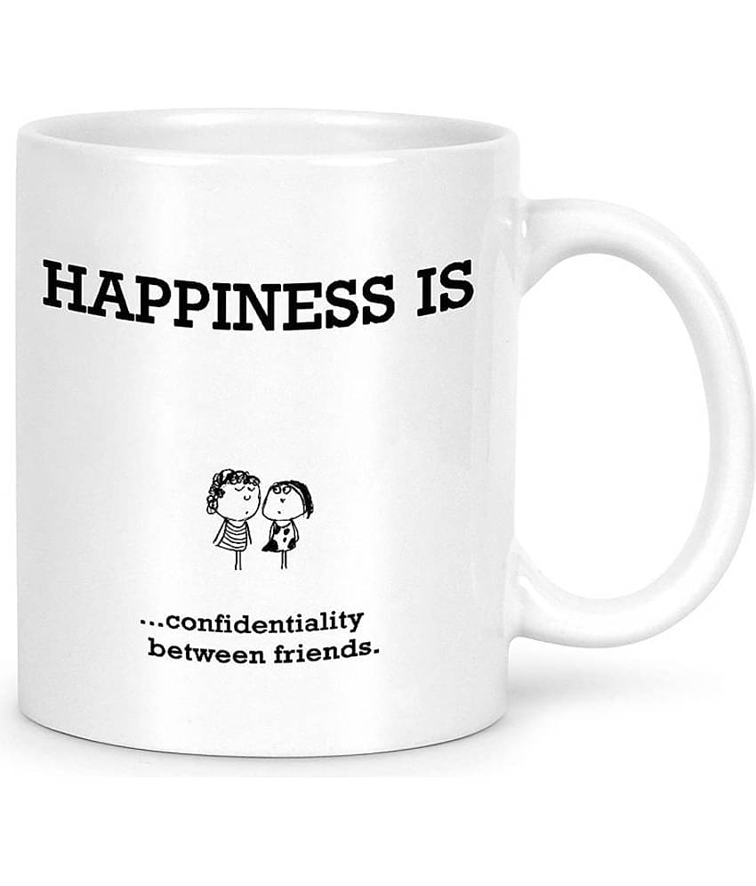 Idream Quote Printed Ceramic Coffee Mug 1 Pcs 330 mL