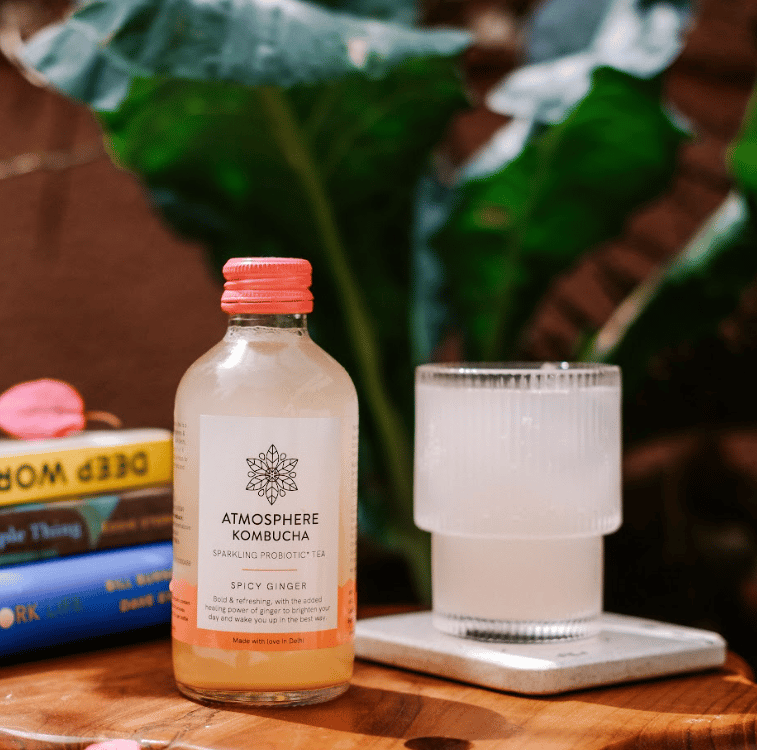 Spicy Ginger Kombucha-Single Bottle