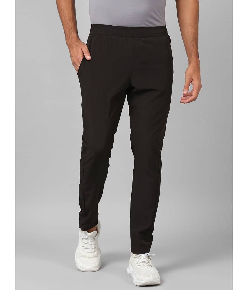 RANBOLT - Black Polyester Men's Sports Trackpants ( Pack of 1 )