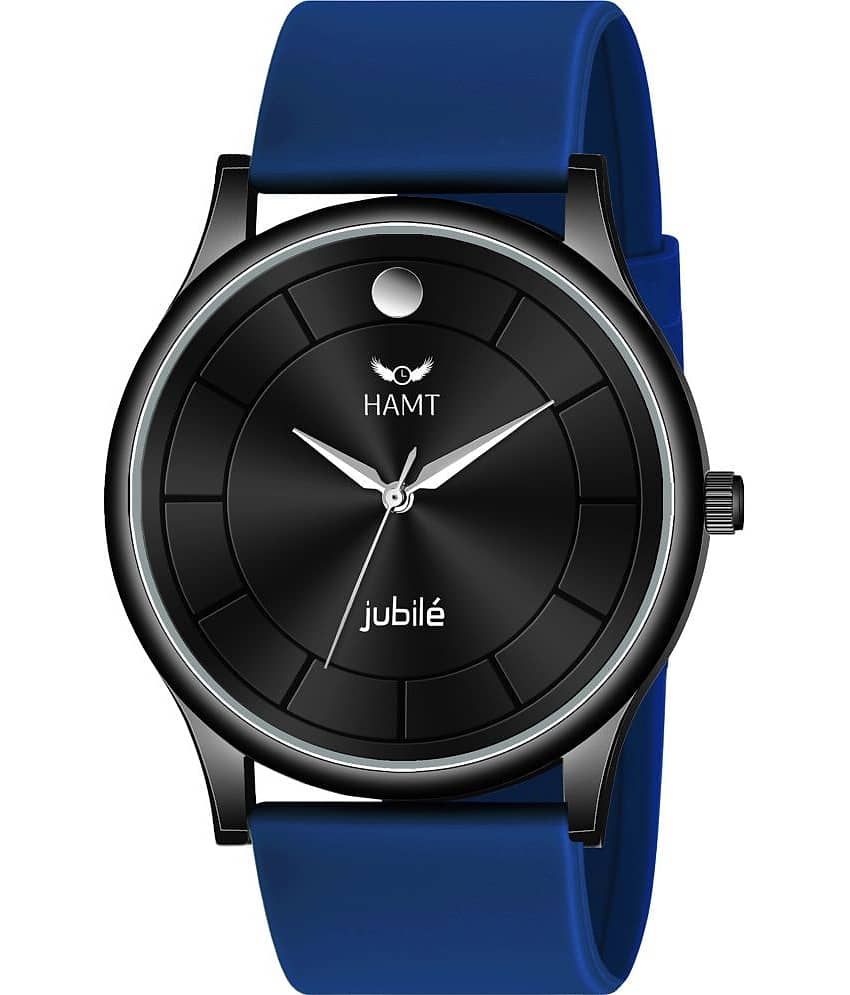 HAMT Black Silicon Analog Men's Watch