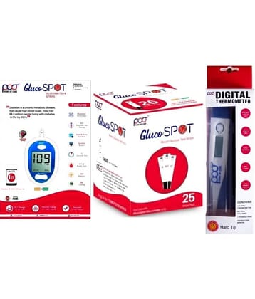 POCT Kit with thermometer Glucometer