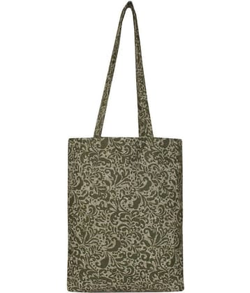 Anekaant Green Canvas Shoulder Bag