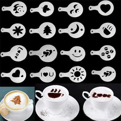 16 PIECES COFFEE STENCIL