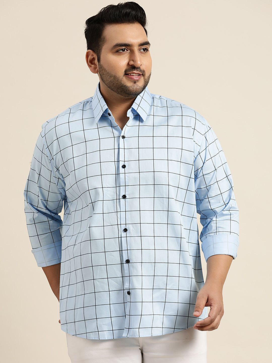 Men's Cotton Sky Blue-46