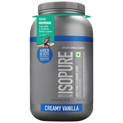 Isopure Low Carb (Indian)-1 Kg / Creamy Vanilla