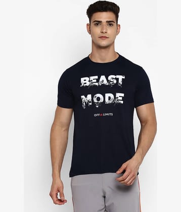 OFF LIMITS - Navy Polyester Regular Fit Men's Sports T-Shirt ( Pack of 1 )