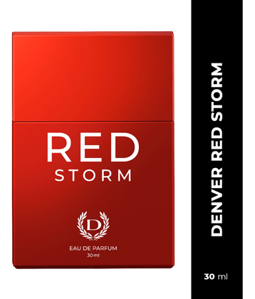 DENVER Red Storm Perfume Premium & Long Lasting Eau de Parfum - For Men 30 ml (Pack of 1)