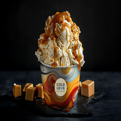 Salted Butter Caramel Lce Cream [1 Tub, 500 Ml]