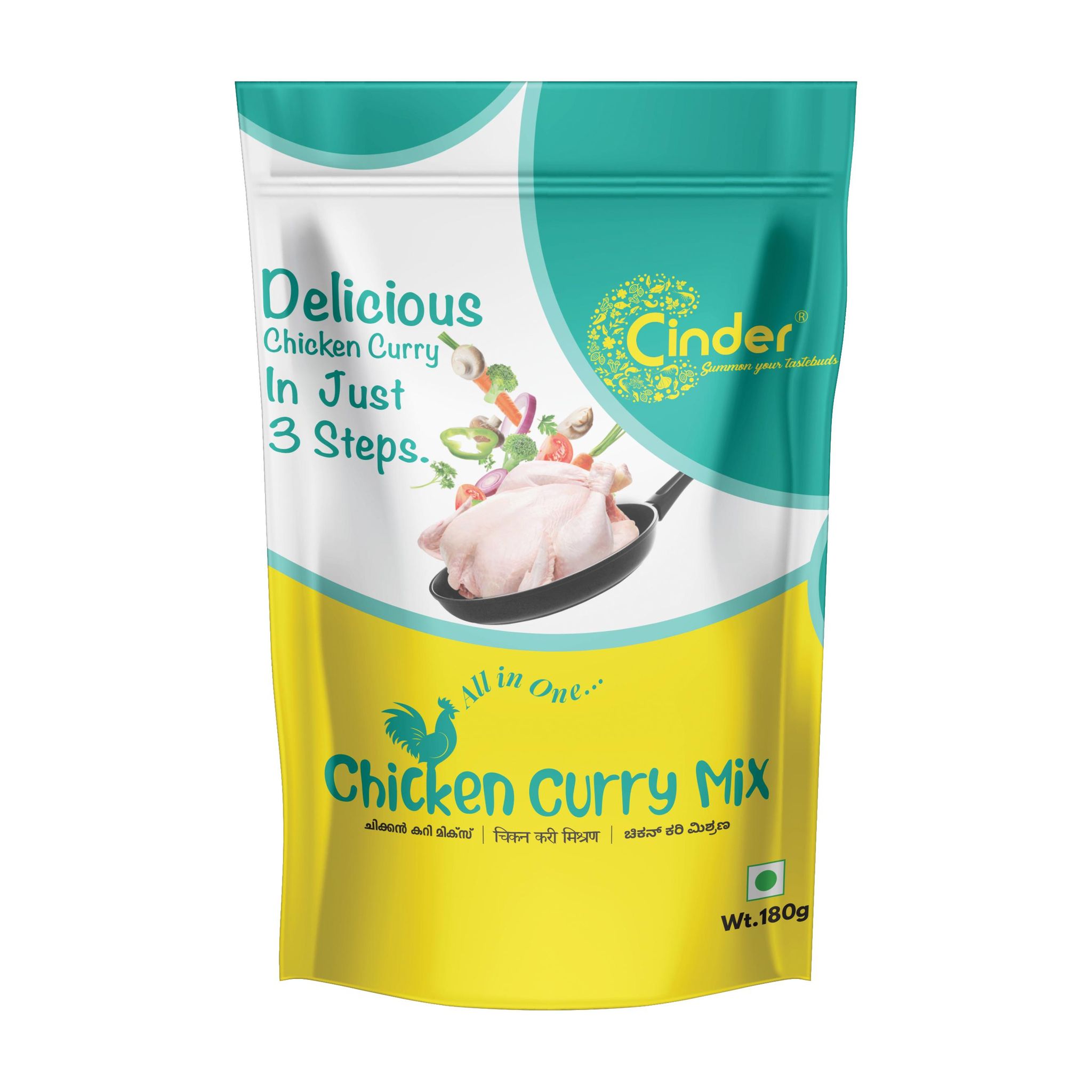 CINDER CHICKEN CURRY MIX 150G - ALL IN ONE