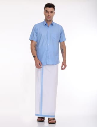 Light Blue Cool Club Half Sleeve Double Set - 31002-38