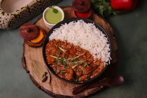 Handi Chicken With Plain Rice