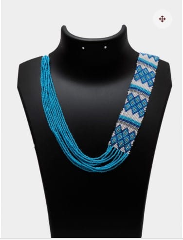 Sahaj Classic Series Double Phase Bead Work Necklace