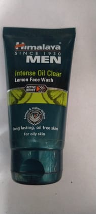 Himalaya Men Intense oil clear Lemon face wash 