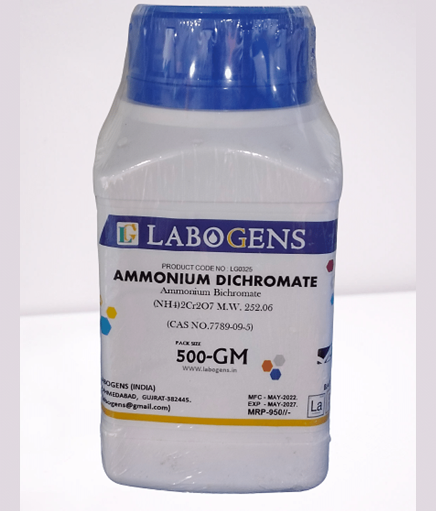 AMMONIUM DICHROMATE 500GM