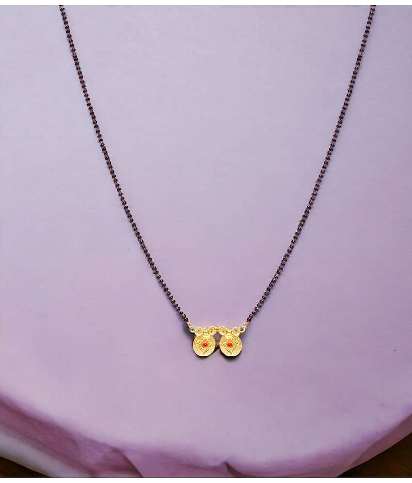 SHANKH-KRIVA Golden Mangalsutra ( Pack of 1 )