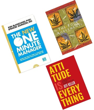 The Four Agreements +The New One Minute Manager +Attitude Is Everything Paperback (English)