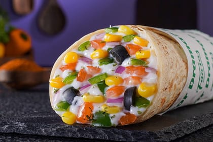 Cheese Baked Pizza Wrap (Veg). Cheese Baked Pizza Wrap (Veg).
