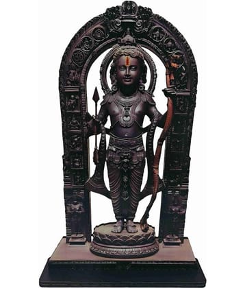 Saf Shree Ram Lala Religious MDF Showpiece Idol (20 cm)