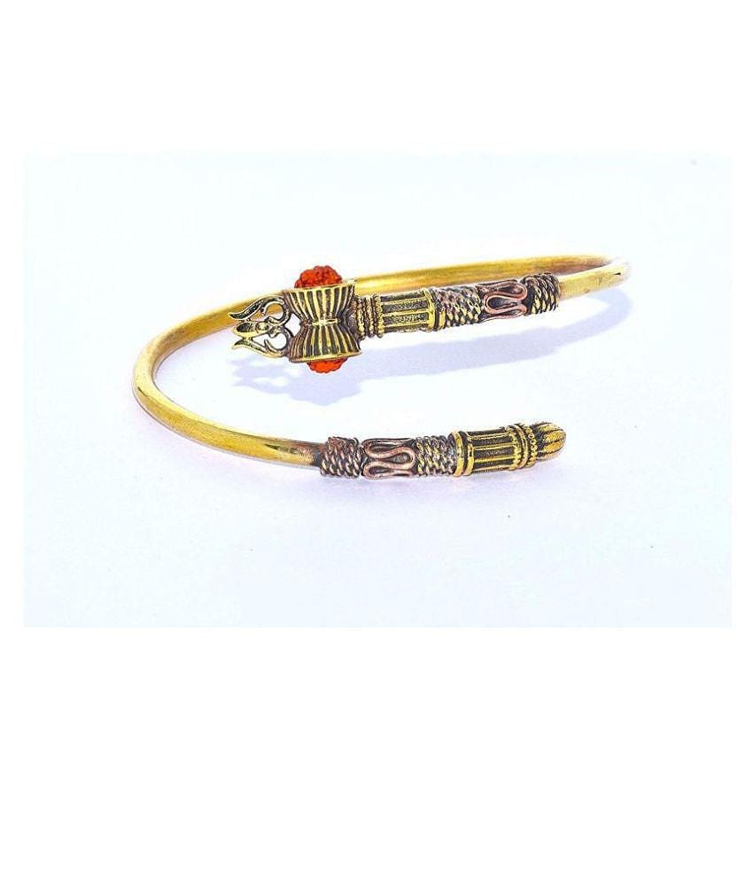 RUDRA DIVINE - Gold Kada (Pack of 1) - None