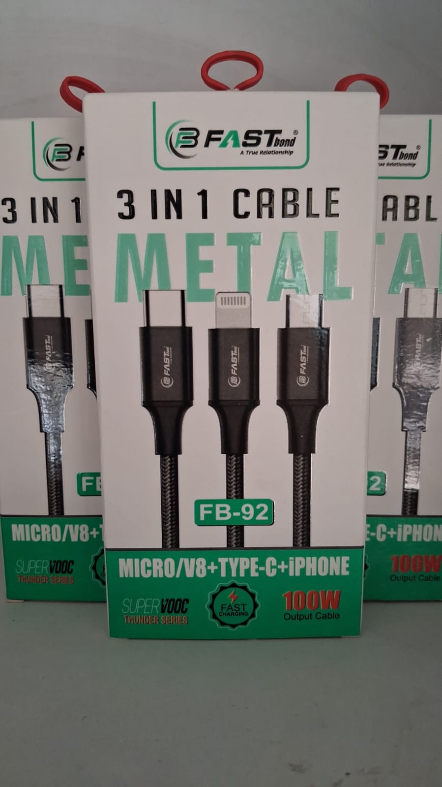 3IN1 DATA CABLE 100 WATT