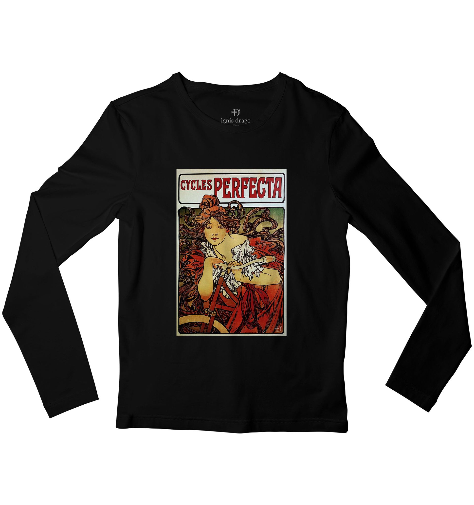 Cycles Perfecta Full Sleeve Art T-shirt-38 - S / Black