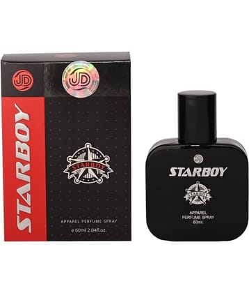 JD INTERNATIONAL STAR BOY BLACK Apparel Perfume For Men & Women Perfume 60 ml (Pack of 1)