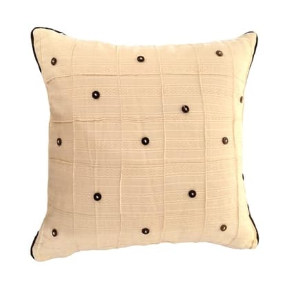 Preetier Velvet Cotton Slub Cushion Cover, Stain-Resistant, Cosy Decor for Living Room, Bedroom, Dining Room, Office, Outdoor (Autumn Glow, 18x18)