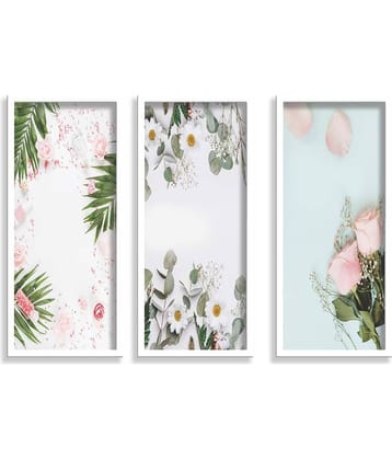 Saf - Floral Painting With Frame