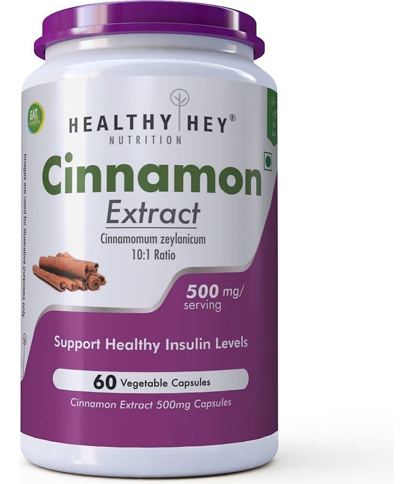 HEALTHYHEY NUTRITION Cinnamon Extract 10:1 Ratio 500 mg Capsule