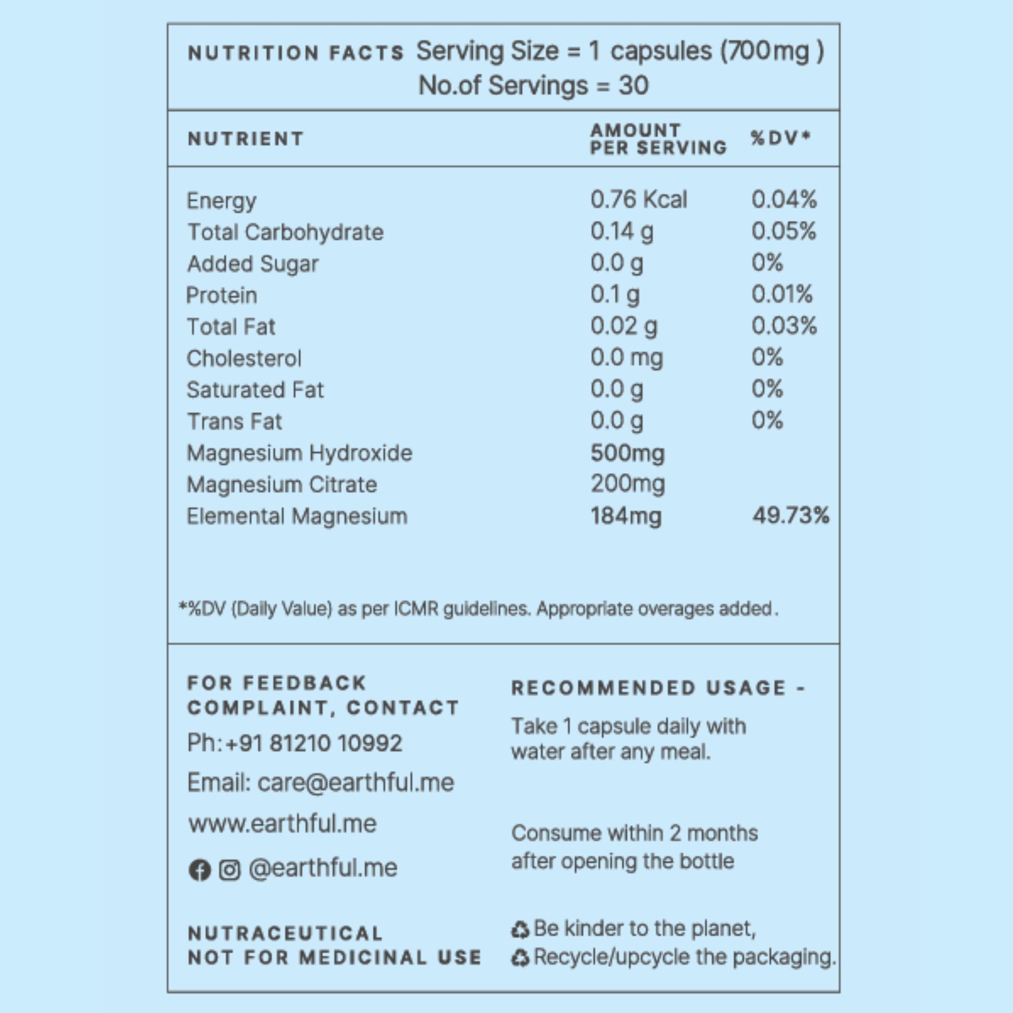 Earthful Marine Magnesium