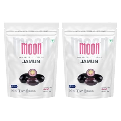 Moon Freeze Dried Jamun Cube, 16 gm - Pack of 2 Moon Freeze Dried Jamun Cube, 16 gm - Pack of 2