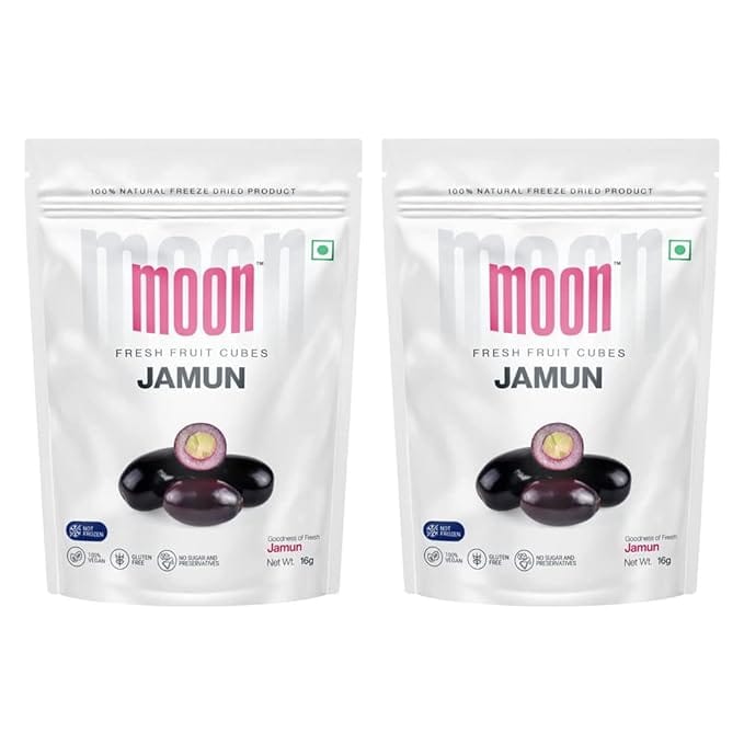 Moon Freeze Dried Jamun Cube, 16 gm - Pack of 2