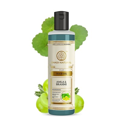 Khadi Natural Amla & Brahmi Hair Oil - 210ml