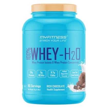 Myfitness Protein Powder 500g 1kg 2kg | 100% Whey H2O | 80% Protein Per Serving | Isolate & Concentrate Blend | Added Digestive Enzymes | Whey Protein Powder