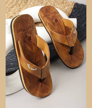 Cozy Wear Tan Slippers