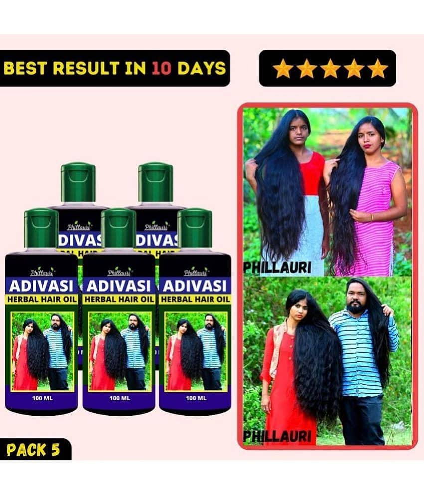 Phillauri - Anti Hair Fall Almond Oil 500 ml ( Pack of 5 )